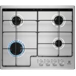 Cuisinire gaz electrolux egs6424x - inox - 4 brleurs - scurit securgas