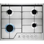 Cuisini�re � gaz electrolux kgs 6424 sx - acier inoxydable - 4 br�leurs - 1000w - 2000w - 3000w