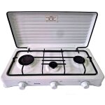 Cuisinire  gaz portable pour le camping 3 brleurs blanc mpm kn - 03 / 1k blanc 81272