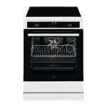 Cuisini�re induction - aeg - cis6699bpw - 4 foyers induction - four �lectrique - nettoyage pyrolyse