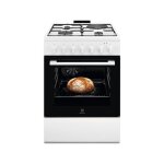 Cuisinière mixte gaz / électrique 4 foyers 60x60 multifonction electrolux - lkm624022w Cuisinière mixte gaz / électrique 4 foyers 60x60 multifonction electrolux - lkm624022w