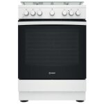 Cuisinire mixte indesit is67m5pcw fr 1