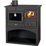 Cuisinire pole  bois chemine chauffage four prity 1p34 101kw eek - a