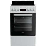 Cuisinière vitrocéramique - beko - fse57302gwc - 4 feux - 50cm Cuisinière vitrocéramique - beko - fse57302gwc - 4 feux - 50cm
