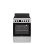 Cuisinière vitrocéramique continental edison cecv50fcs - 4 feux - l49. 5 x h82. 7 xp58 cm - silver Cuisinière vitrocéramique continental edison cecv50fcs - 4 feux - l49. 5 x h82. 7 xp58 cm - silver
