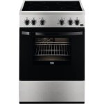 Cuisinire vitrocramique faure - fcv65091xa - 4 foyers hi - light + four multifonction 54l - l71 x l66 ...