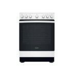 Indesit cuisinire vitrocramique a 69l 4 feux blanc - is67v5pcwe