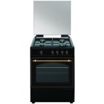 Cuisinière - vitrokitchen - ru6060n - 5 brûleurs de gaz - four à gaz - 64 l Cuisinière - vitrokitchen - ru6060n - 5 brûleurs de gaz - four à gaz - 64 l