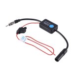 Amplificateur de signal - cuque - 12v - antenne radio fm / am - gain 25db - anti - interfrence