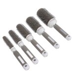 Brosse ronde - cuque - ensemble de 5 pièces - antistatique - protection des cheveux - séchage rapide Brosse ronde - cuque - ensemble de 5 pièces - antistatique - protection des cheveux - séchage rapide