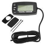 Cuque jauge lcd jauge r�tro�clair�e lcd tachym�tre inductif r�initialisable compteur horaire pour moteurs ...