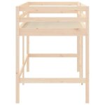 Lit mezzanine enfants - cuque - cq019 - bois pin massif - 90x200 cm - charge max 80 kg Lit mezzanine enfants - cuque - cq019 - bois pin massif - 90x200 cm - charge max 80 kg