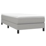 Sommier à ressorts - cuque - ab3120468 - gris clair - 80x200 cm - tissu durable Sommier à ressorts - cuque - ab3120468 - gris clair - 80x200 cm - tissu durable
