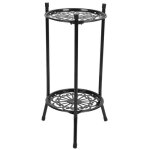 Cuque support de plante � 2 niveaux support de plante en m�tal � 2 niveaux support de pot de fleur pr�sentoir ...