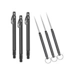 Cure - dents portables en titane de poche rutilisables pour camping pique - nique et voyage - lot de ...