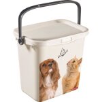 Boite carre  couvercle - curver - multiboxx - 6l - blanc - pour chien et chat