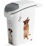 Curver conteneur  croquettes pour chien 10 kg - 23l - love pets
