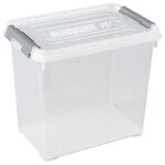 Curver handy plus 9l clips grisavec couvercle rangement transparent 294 x 194 x 254 cm