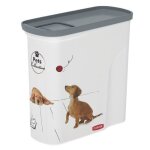 Curver petlife 2l bote de conservation pour aliments pour animaux de compagnie