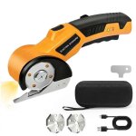 Cutter �lectrique sans fil 2000mah - ciseaux �lectriques avec 2 lames led et verrouillage - pour carton ...