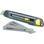 Cutter interlock stanley - 1 - 10 - 018 - 18 mm - corps mtallique rsistant