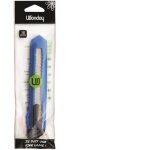 Cutter - plastique - 18 mm - blocage manuel - embout casse - lame - libre service