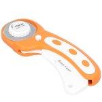 Cutter rotatif  poigne pressante - 45mm - idal pour tissu cuir papier - outil de couture et bricolage ...