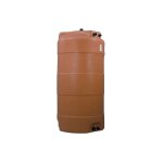 Cuve 300l arienne de rcupration deau - rservoir vertical terracotta - elbi cv300