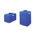 Cuve 300l arienne de rcupration deau - rservoir cubique bleu - elbi cb300