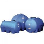 Cuve 1000l aérienne de récupération deau - réservoir horizontal bleu - elbi cho1000 Cuve 1000l aérienne de récupération deau - réservoir horizontal bleu - elbi cho1000