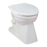 Cuvette wc sans abattant aspirambo sortie centrale 85mm - porcher - p231001