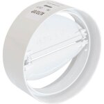 Cvl100b raccord de ventilation en abs avec clapet anti - retour diamtre 100 mm