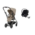 Cybex - poussette duo eezy s twist 2 + aton b2 almond beige