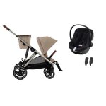 Cybex - poussette duo gazelle s + aton b2 almond beige