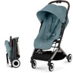 Cybex - poussette ultra compacte et confortable - orfeo - 4 roues - stormy blue Cybex - poussette ultra compacte et confortable - orfeo - 4 roues - stormy blue