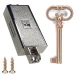 Serrure espagnolette - cyclingcolors - remplacement meuble ancien - dor� - cl� incluse - sens gauche