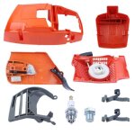 Cylindre envelopper cha�ne frein couverture entr�e g�rer pour husqvarna 372 365 362 371