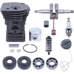 Cylindre de moteur piston crankbreaflet portage de joint dhuile kit de reconstruction pour husqvarna ...