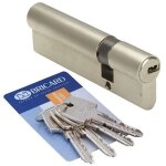 Cylindre de porte 40x40 mm bricard astral 3 cls rversibles et carte barillet de scurit