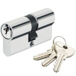 Cylindre de scurit pour porte barillet 40 x 30 mm alpha bricard 3 cls
