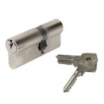 Cylindre de serrure bricard alpha - 2 entres - 70 mm - 10 goupilles - 5 cls incluses