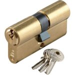 Cylindre de serrure city 5g - gnrique - laiton - 2 entres - 30x40 mm - 5 goupilles