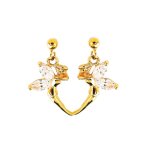 Cyllene fantaisie - boucles doreilles plaqu o?