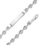 Cyllene fantaisie - gourmette identit� argent 9?