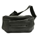 Cyllene fantaisie - sac banane cuir amalia vi noir - homme Cyllene fantaisie - sac banane cuir amalia vi noir - homme