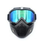 D2 - masque de ski modulaire pour hommes et femmes lunettes de sécurité coupe vent pour motocross avec ... D2 - masque de ski modulaire pour hommes et femmes lunettes de sécurité coupe vent pour motocross avec ...