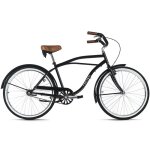 Dacapo v�lo cruiser homme 26 beach noir 1 gang tc�46 cm