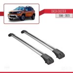 Barres de toit ace - 1 railing pour dacia duster 2018 - 2023 - apline - gris - aluminium - charge utile ...
