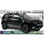 Dacia duster - gris alu - kit bandes bas de caisses trace pneu - tuning sticker autocollant graphic decals ...