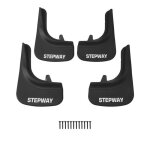 Pour dacia sandero stepway bavettes garde - boue pour lavant et larri�re 4 pi�ces